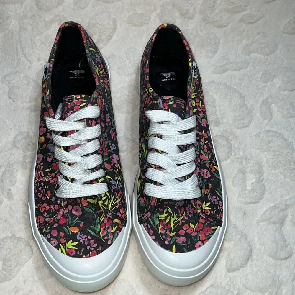 Rocket Dog Women’s Jumpin Margate Floral Cotten Sneaker/ Shoe Size 11_2